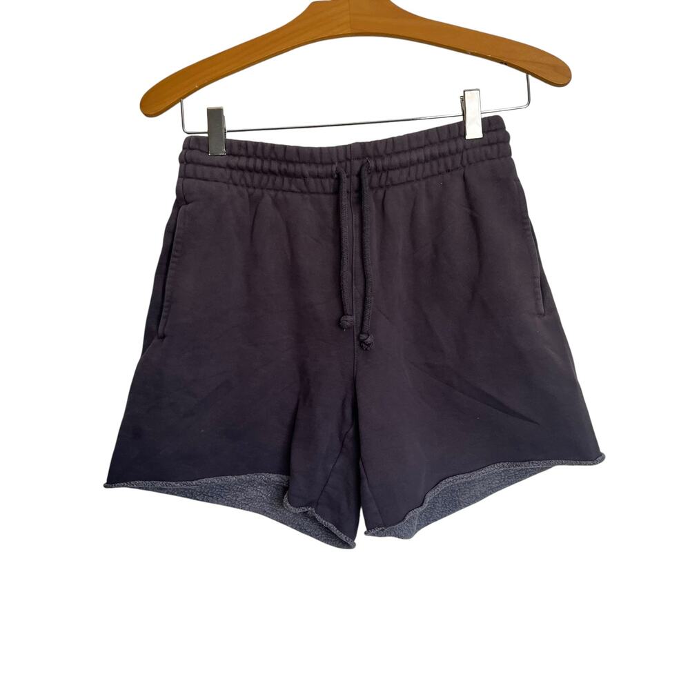 Aritzia TNA CozyAF Terry Fleece Sweatshorts Pull On Lounge Shorts Gray Size XS